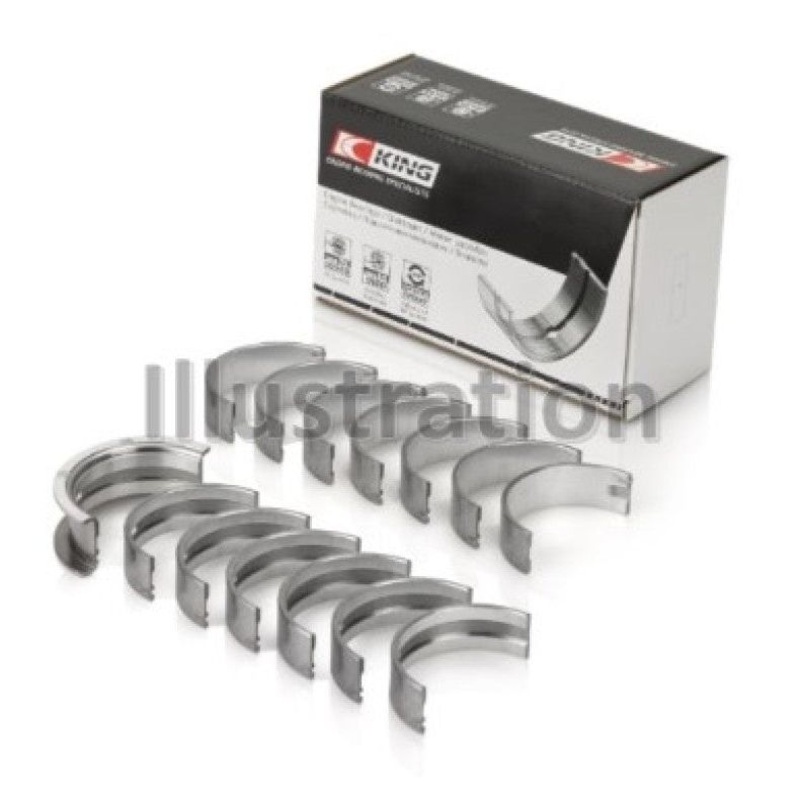 King BMW N57 D30 A/B/C/N57N/N57S Main Bearing Set - Size STD