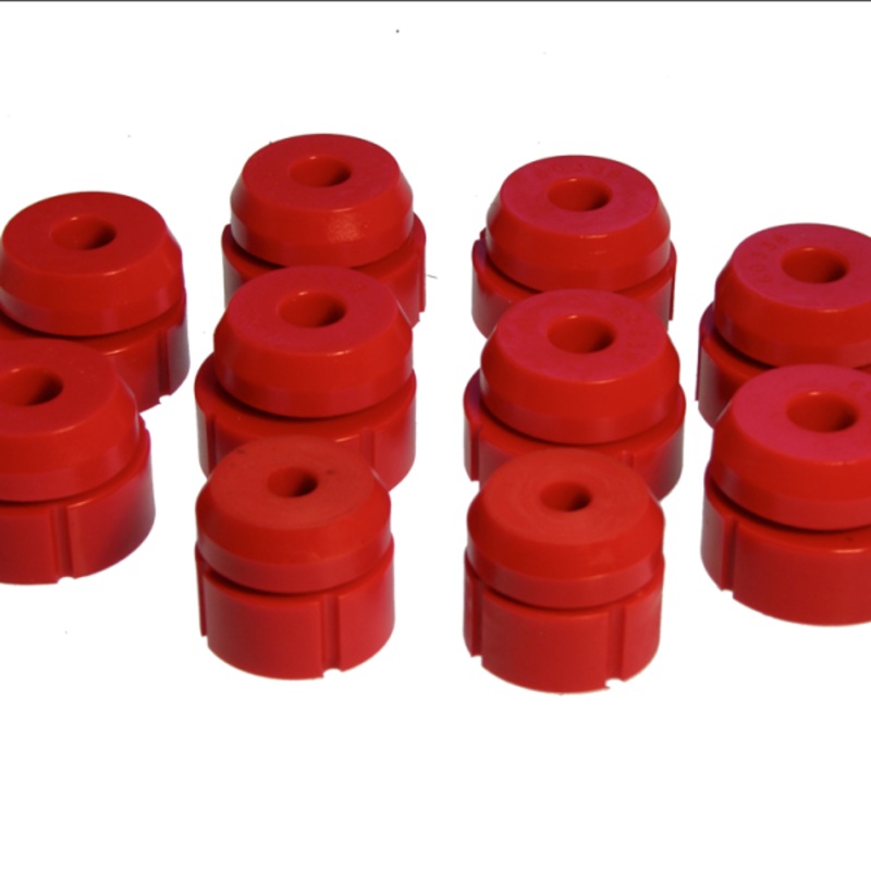 Prothane 80-96 Ford Bronco 2wd/4wd Body Mount - Red