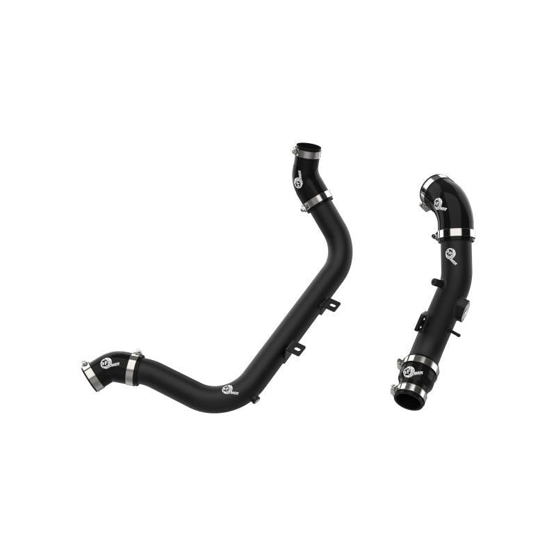 aFe BladeRunner Aluminum Hot and Cold Charge Pipe Kit Black 17-20 Hyundai Elantra GT L4-1.6L (t)