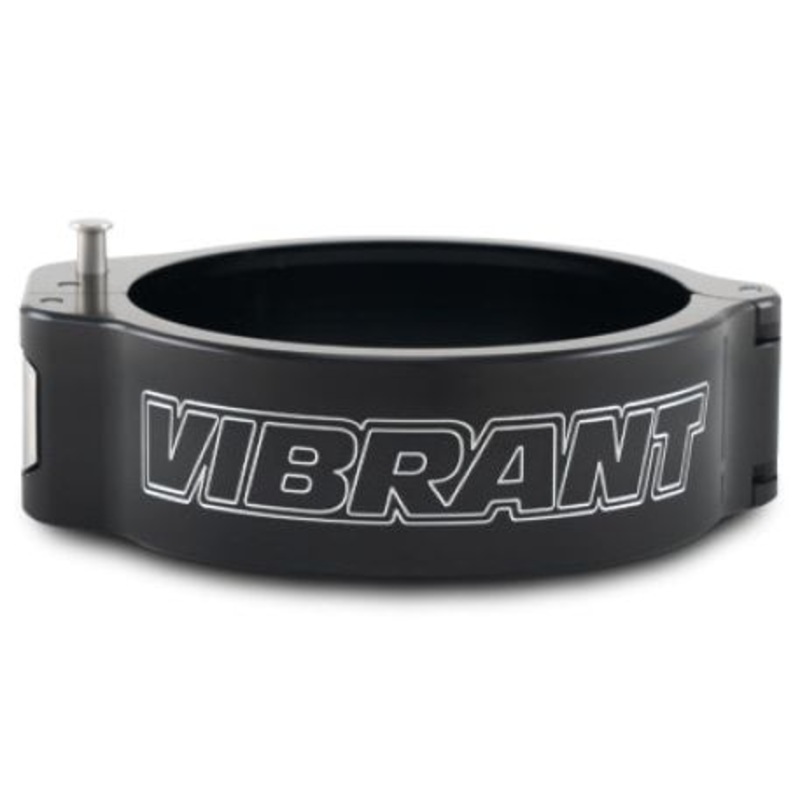 Vibrant 3in O.D. Aluminized HD 2.0 Clamp - Anodized Black (Clamp Only)