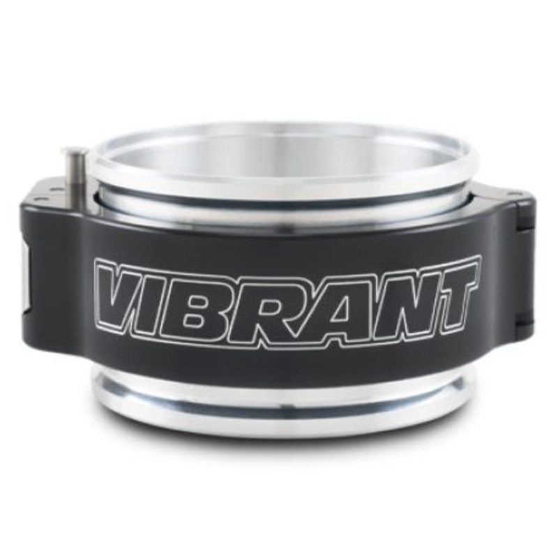 Vibrant 3in O.D. Aluminized HD 2.0 Clamp Assembly - Anodized Black