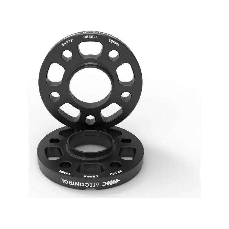 aFe CONTROL Billet Aluminum Wheel Spacers 5x112 CB66.6 18mm - Toyota GR Supra/BMW G-Series