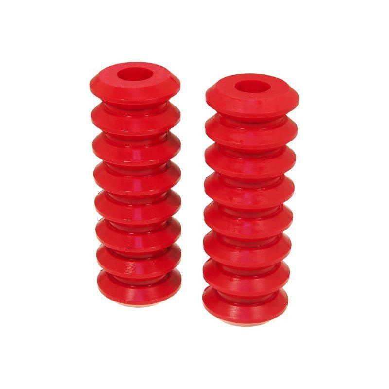 Prothane Universal Coil Spring Inserts - 10.5in High - Red