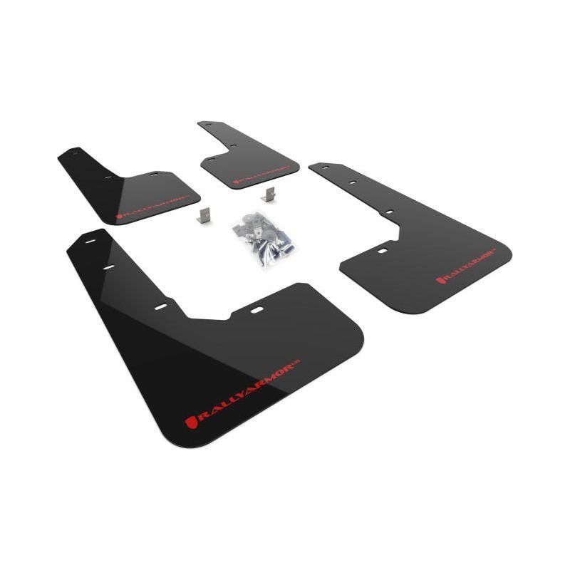 Rally Armor 22-25 Subaru Outback Wilderness Black Mud Flap Red Logo