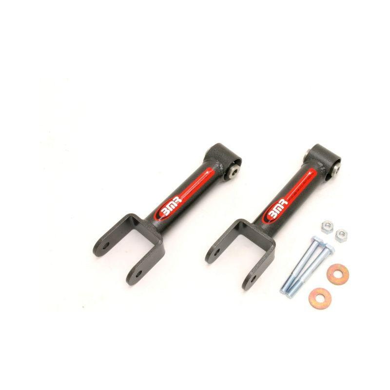 BMR 79-04 Fox Mustang Upper Control Arm Non-Adj. w/ Spherical Bearings - Black Hammertone