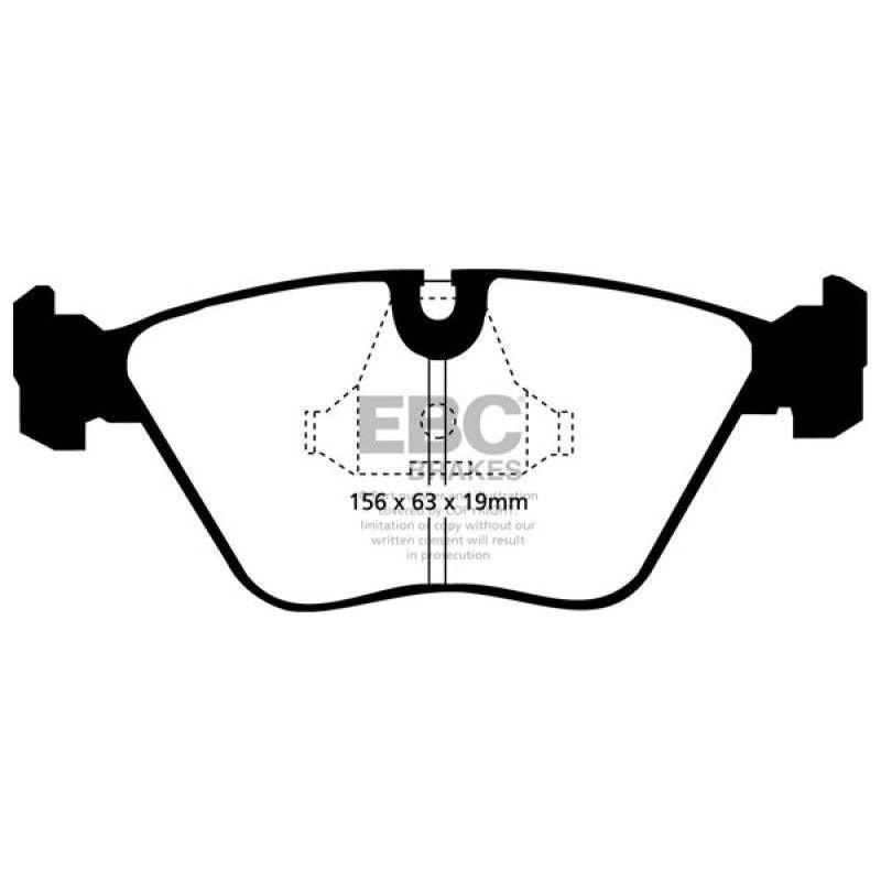 EBC 92-95 BMW M3 3.0 (E36) Bluestuff Front Brake Pads
