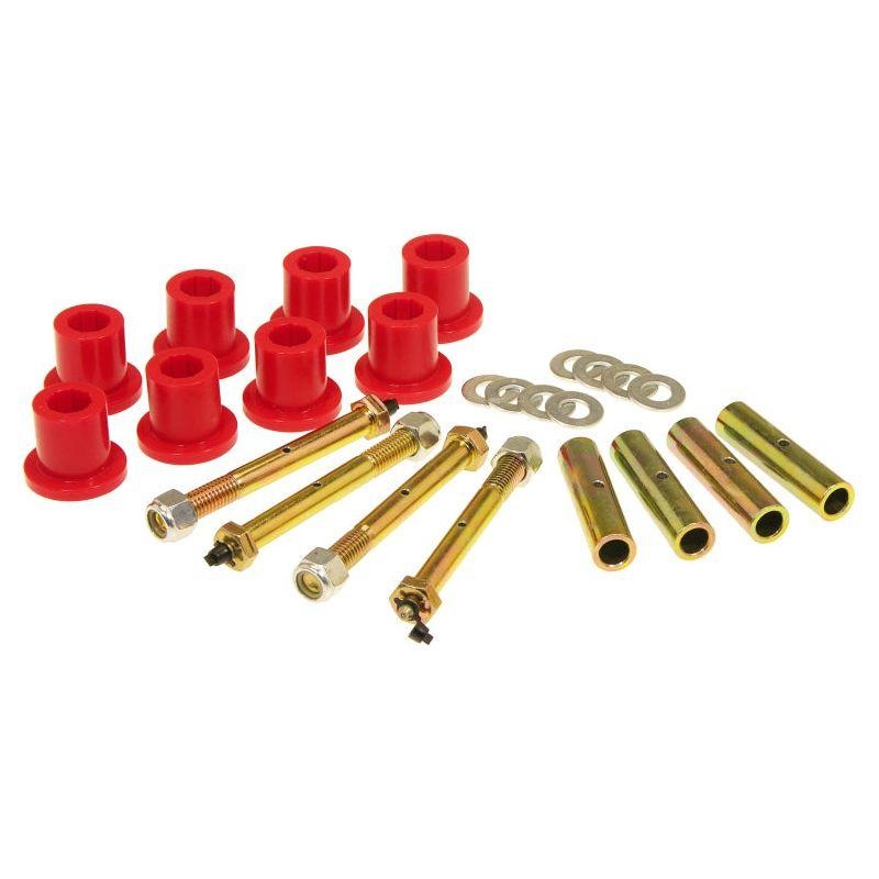 Prothane 87-96 Jeep YJ Front or Rear Frame Shackle Bushings - Red