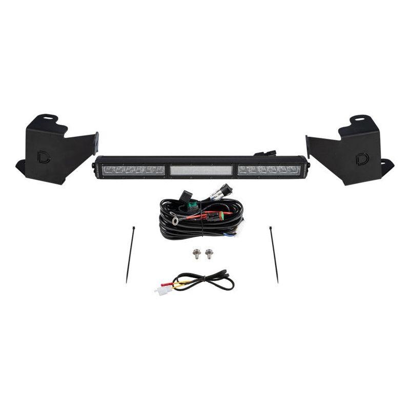 Diode Dynamics 2022 Toyota Tundra Stealth Bumper Light Bar Kit - White Combo