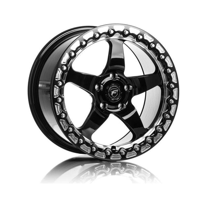 Forgestar D5 Beadlock 17x10 / 5x120 BP / ET45 / 7.3in BS Gloss Black Wheel
