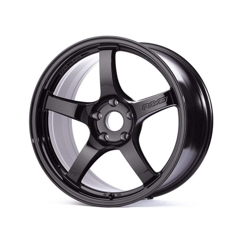 Gram Lights 57CR 18x9.5 +38 5-114.3 Glass Black Wheel (Min Order Qty Of 20)