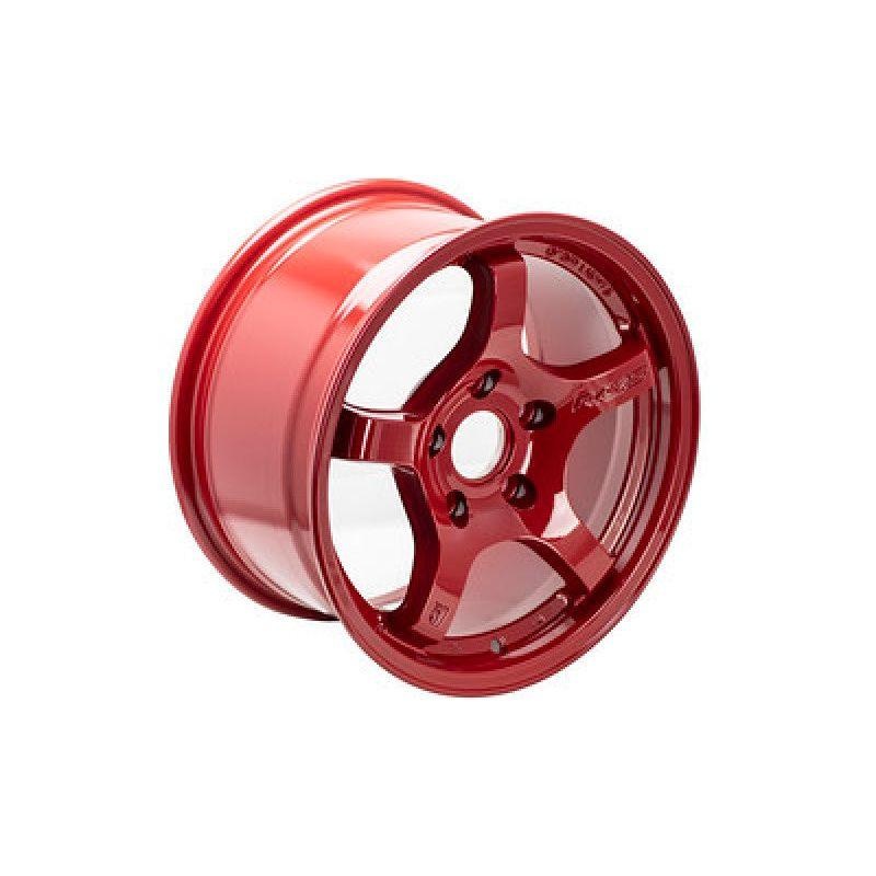 Gram Lights 57CR 18x9.5 +38 5x114.3 Milano Red Wheel