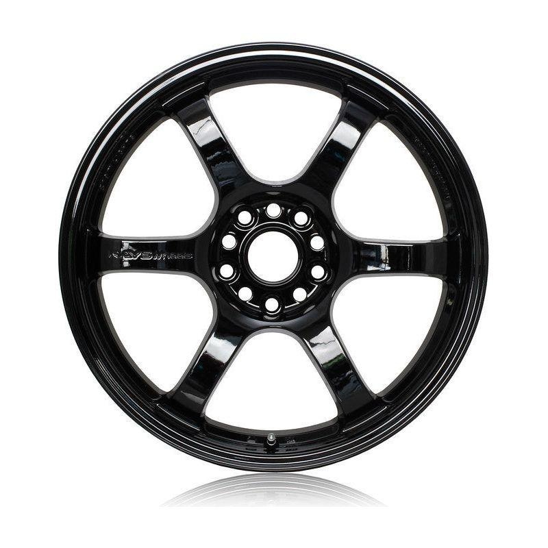 Gram Lights 57DR 18x9.5 +38 5-100 Glossy Black Wheel