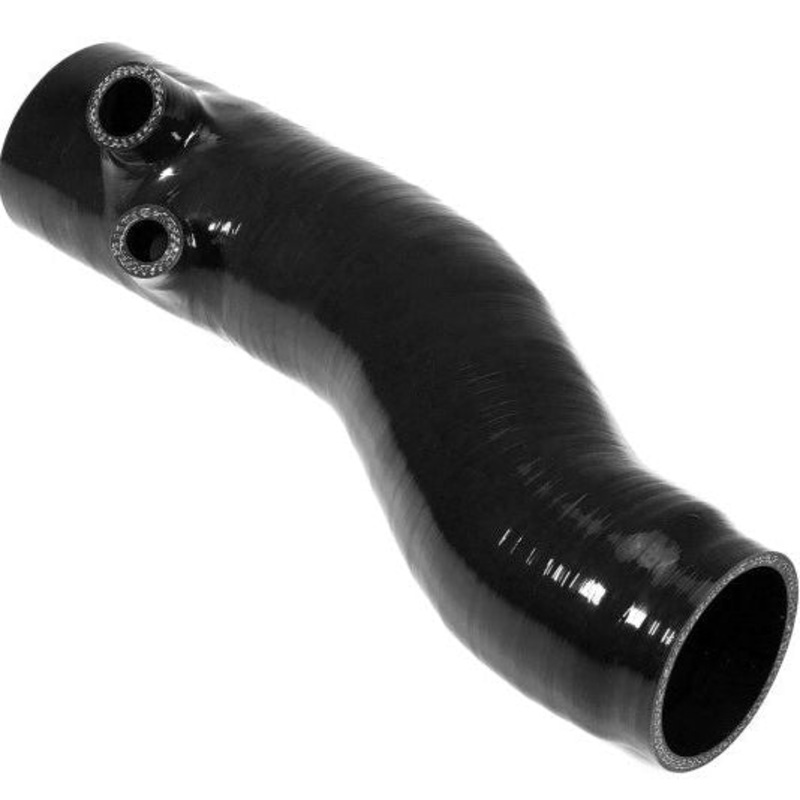 Perrin 2022+ Subaru WRX Black 3in Turbo Inlet Hose w/ Nozzle