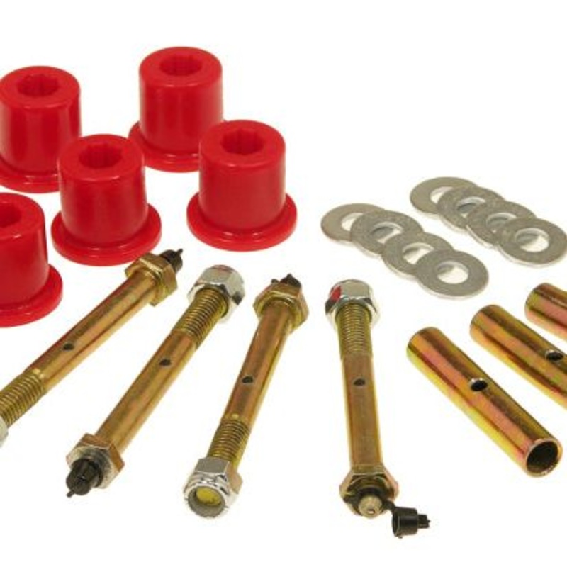 Prothane 76-86 Jeep CJ5/7/8 Front Shackle Bushings - Red