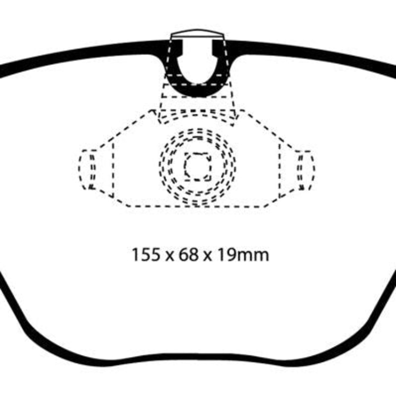 EBC 08-10 BMW M3 4.0 (E90) Bluestuff Front Brake Pads