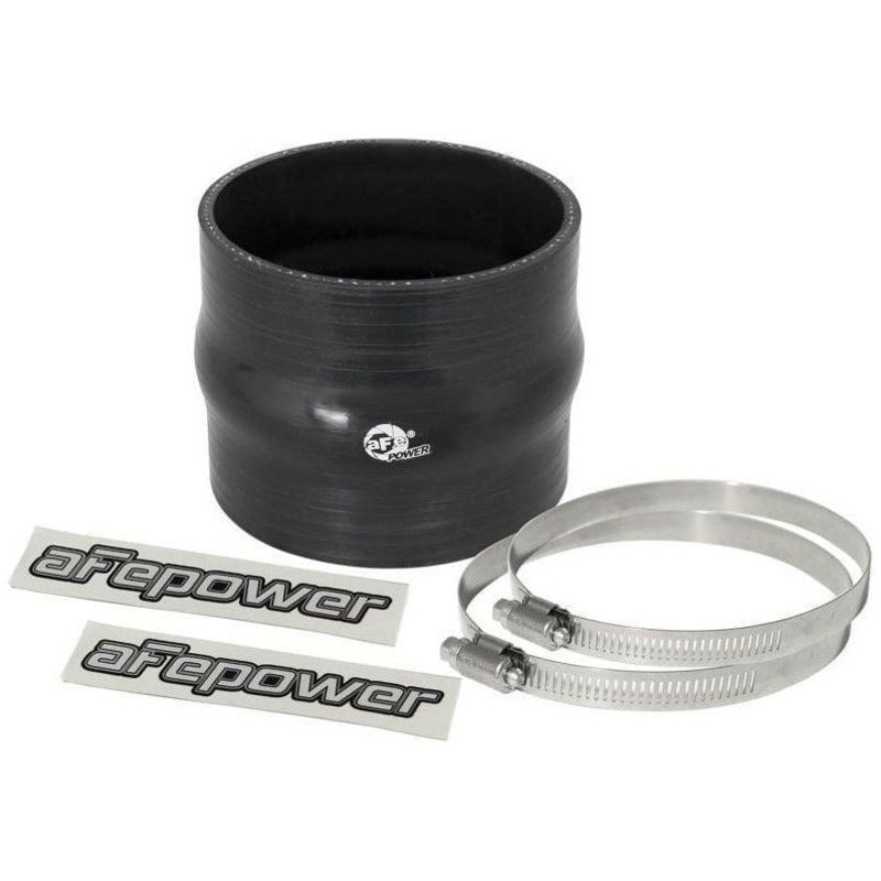 aFe Magnum FORCE Silicone Replacement Coupling Kit 3.5in ID x 3in Length Straight Coupler w/ Hump