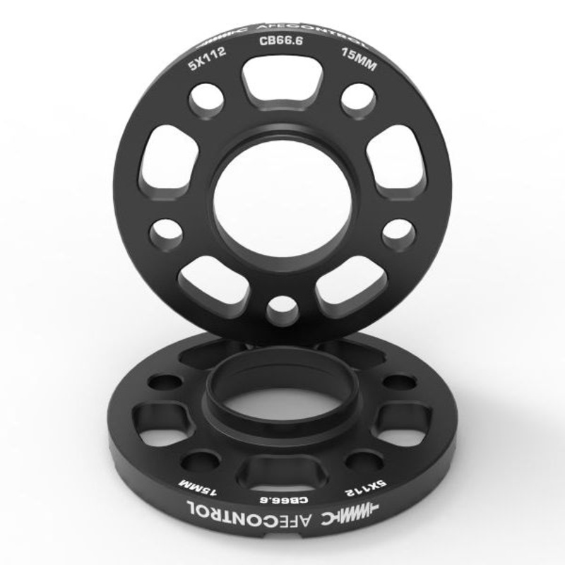 aFe CONTROL Billet Aluminum Wheel Spacers 5x112 CB66.6 15mm - Toyota GR Supra/BMW G-Series