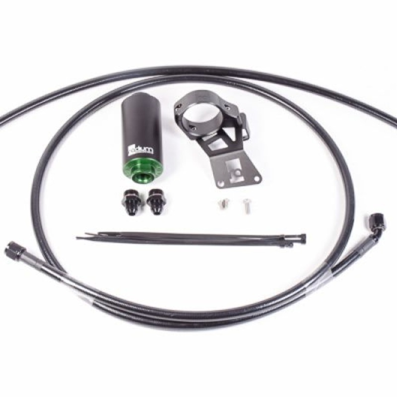 Radium Engineering Mitsubishi EVO X Fuel Hanger Feed Kit - Stainless Filter