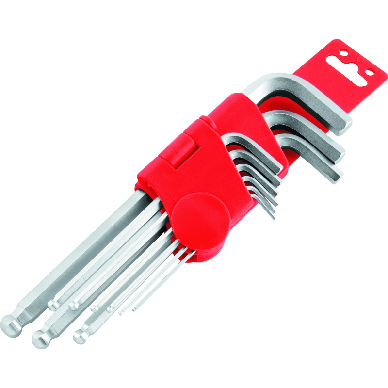 BikeMaster 9-pc Ball End Short Wrench Set - Metric