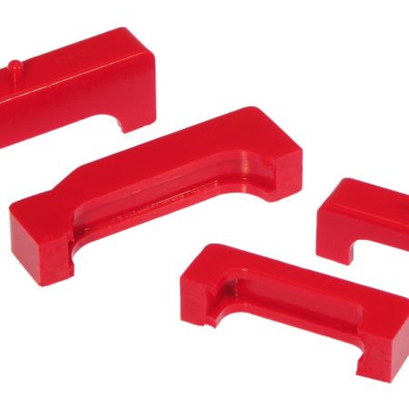 Prothane 88-98 Chevy Truck Small Block Radiator Insolators - Red