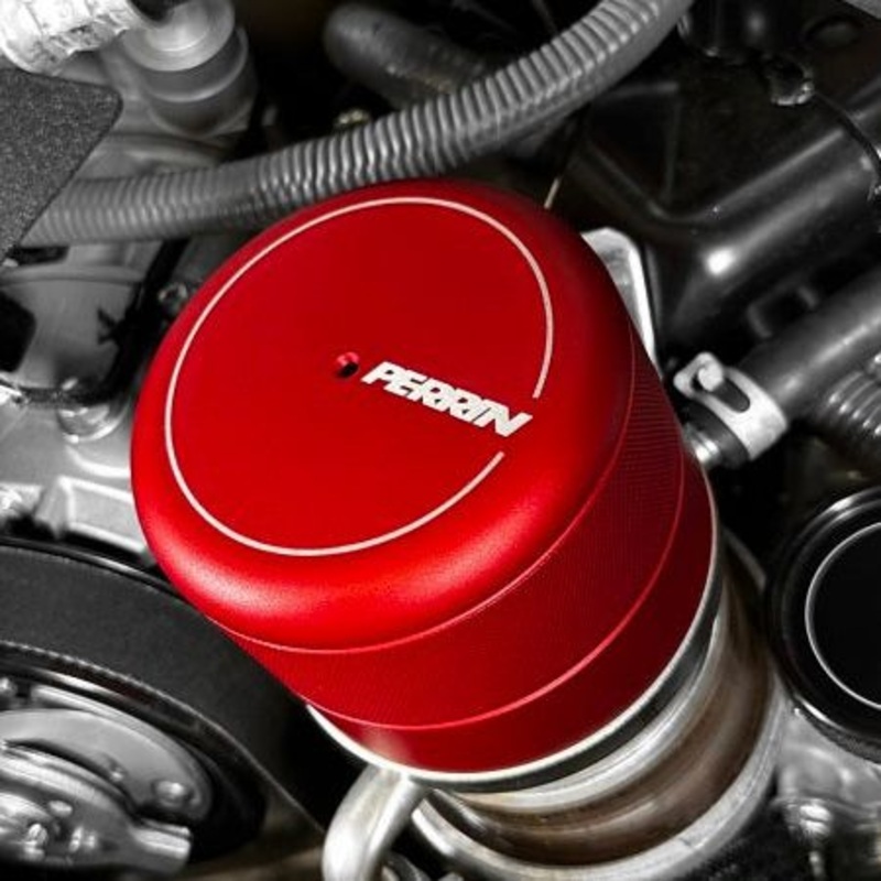 Perrin 2015+ Subaru WRX/STI Oil Filter Cover - Red