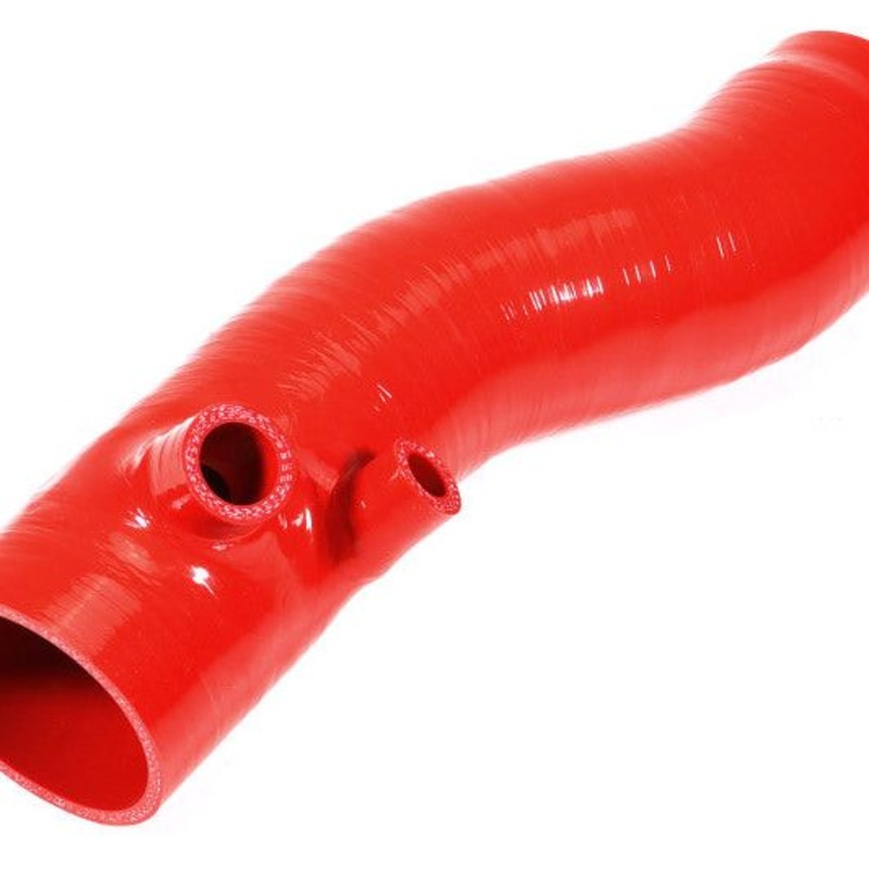 Perrin 2022+ Subaru WRX Red 3in Turbo Inlet Hose w/ Nozzle