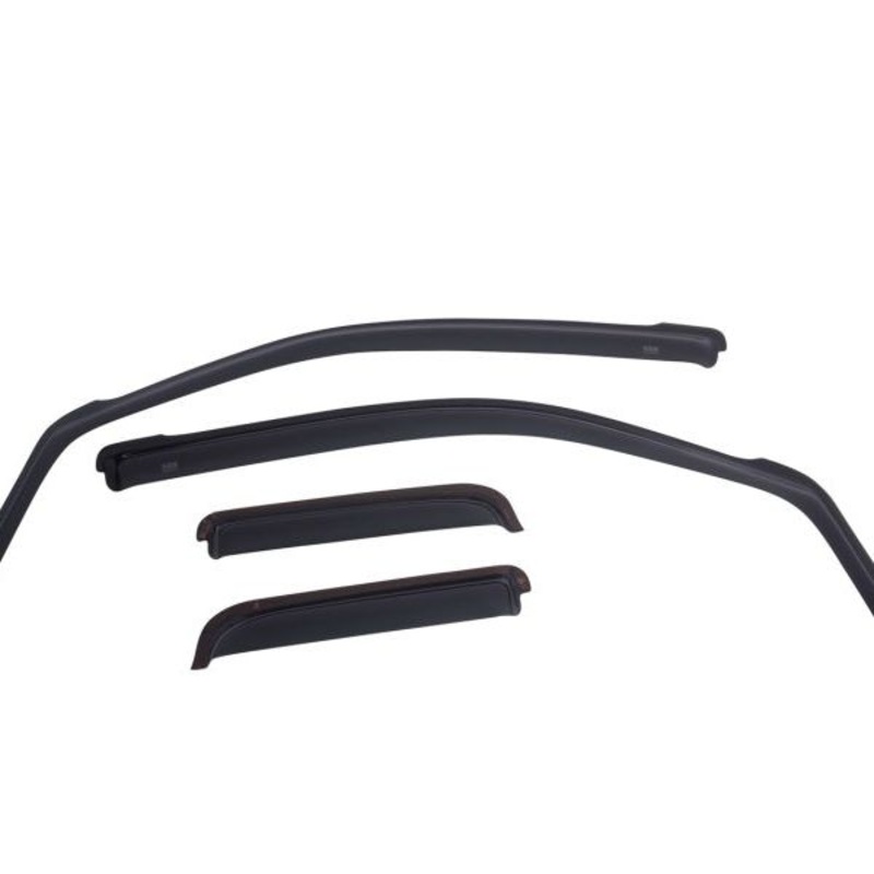 EGR 2019 Chevy 1500 Crew Cab In-Channel Window Visors - Matte