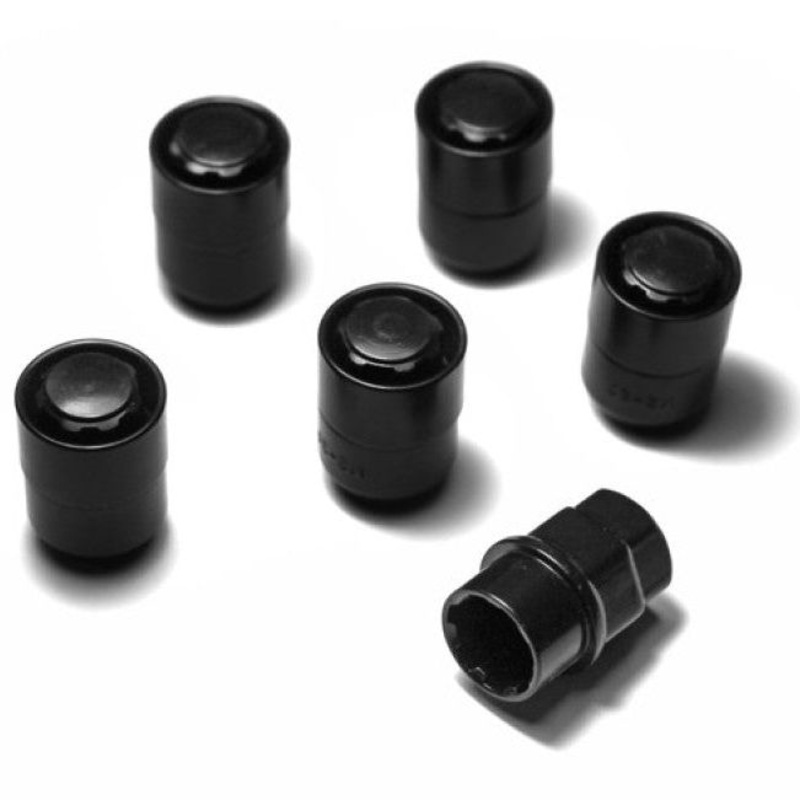 Rugged Ridge Five Piece Wheel Lock Set 1/2 -20 Thread Black