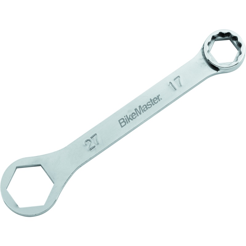 BikeMaster Rider Wrench - 27mm 6-pt x 17mm 12-pt