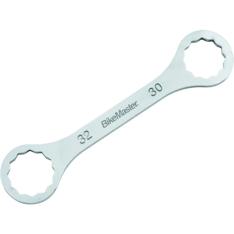 BikeMaster Steering Stem and Fork Cap Wrench - 30mm 12-pt x 32mm 12-pt