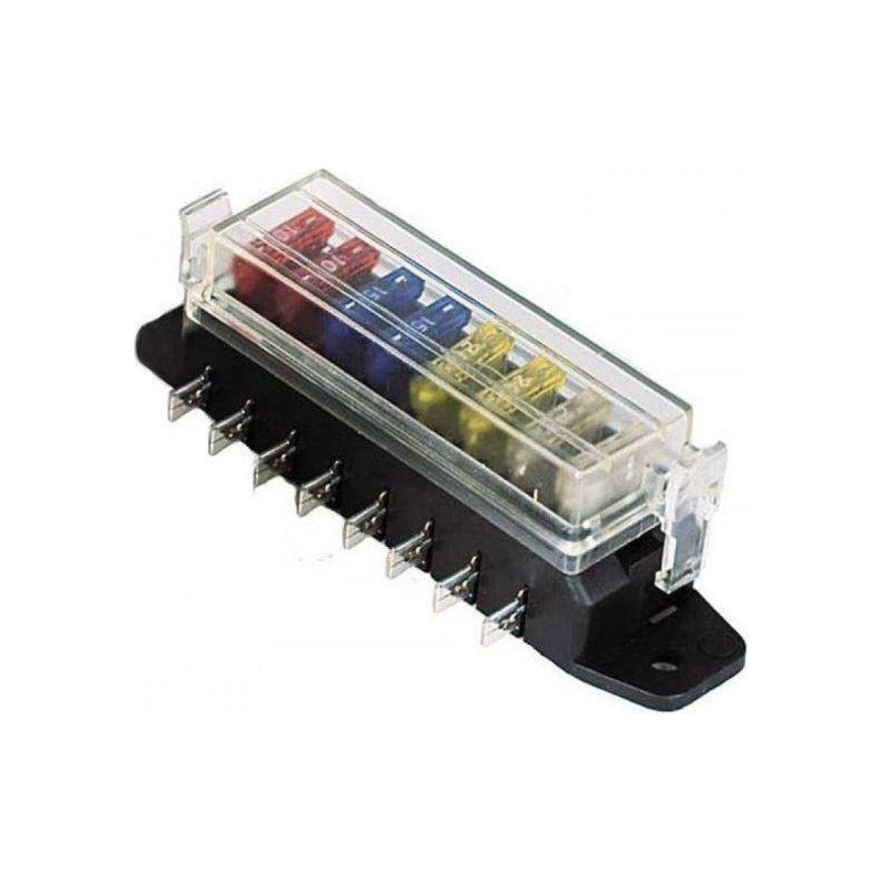 Hella 8-Way Lateral Single Fuse Box