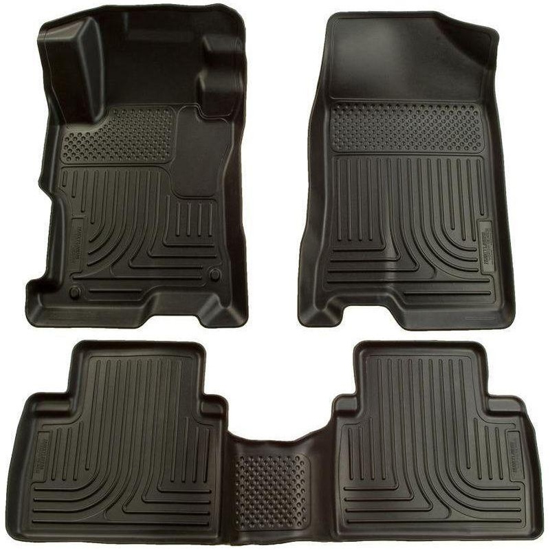 Husky Liners 06-09 Ford Fusion/07-09 Lincoln MKZ (FWD) WeatherBeater Combo Black Floor Liners
