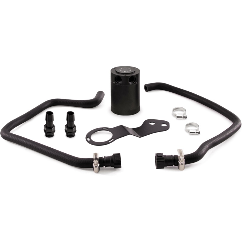 Mishimoto 2016+ Chevrolet Camaro SS Baffled Oil Catch Can Kit - Black