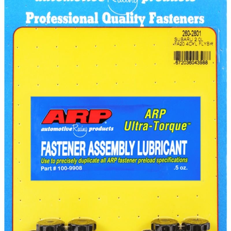 ARP Subaru 2.0L FA20 4Cyl Flywheel Bolt Kit