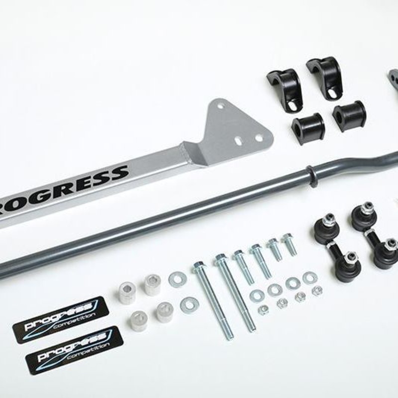Progress Tech 94-01 Acura Integra Rear Sway Bar (22mm - Adjustable) Incl Bar Brace and Adj End Links