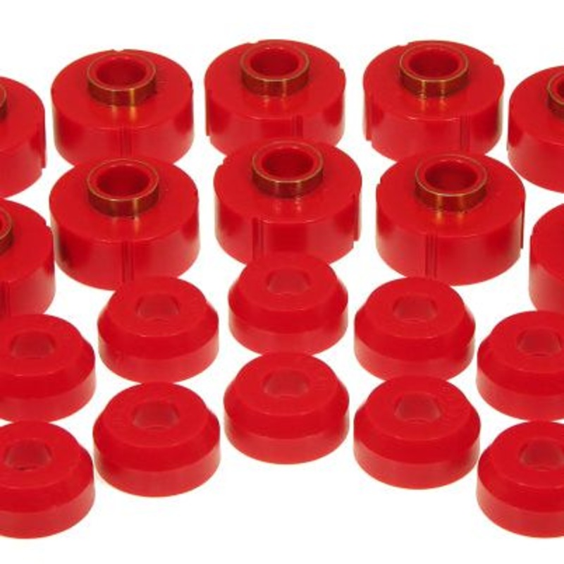 Prothane 63-91 Jeep Wagoneer Body Mount - Red