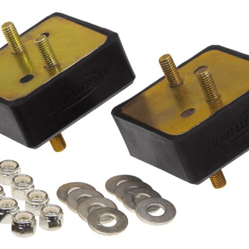 Prothane 67-92 Jeep V8 Motor Mounts - Black
