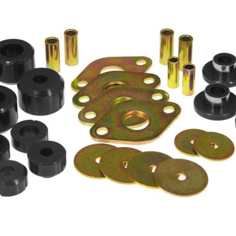 Prothane 95-00 Toyota P/U 2/4wd Body Mount Kit - Black