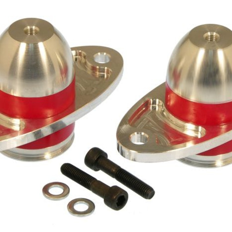 Prothane 05-06 Ford Mustang Bullet Motor Mounts - Red