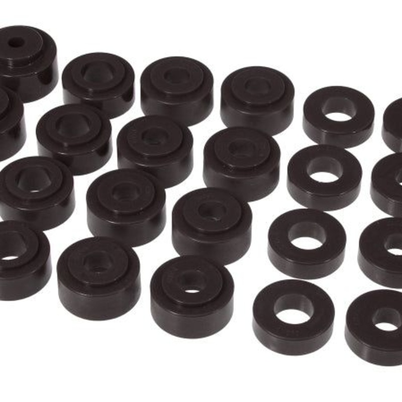 Prothane 68-72 GM Mid-Size Hardtop Body Mount - Black