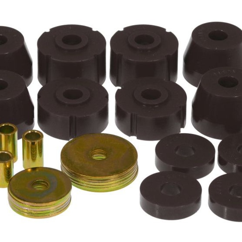 Prothane 72-85 Dodge Truck Body Mounts - Black