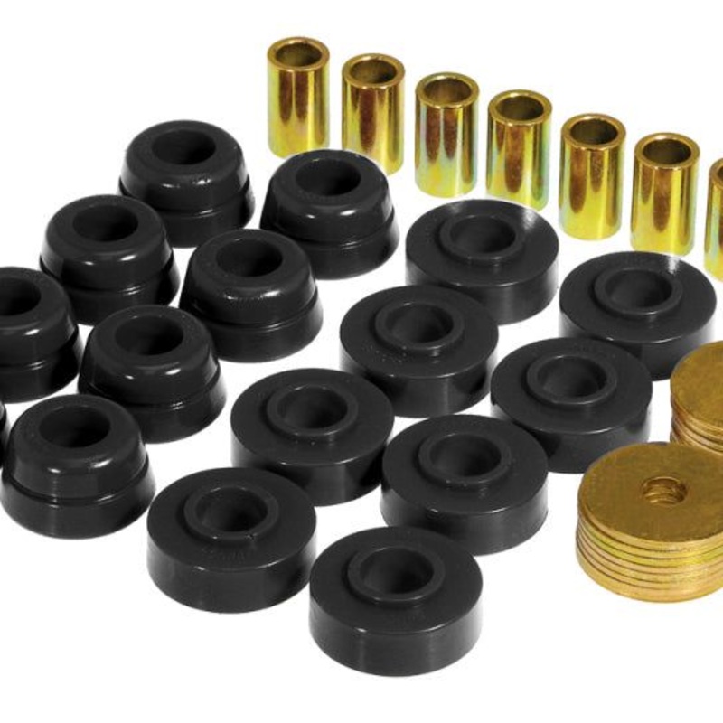 Prothane 73-82 Chevy Corvette Body Mount Kit - Black