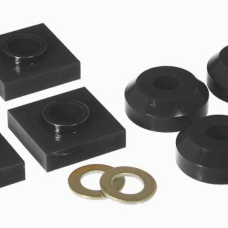 Prothane 76 & Earlier Ford F150/250 Transfer Case Mounts - Black