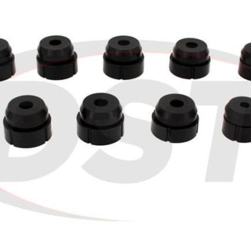 Prothane 80-96 Ford Bronco 2wd/4wd Body Mount - Black