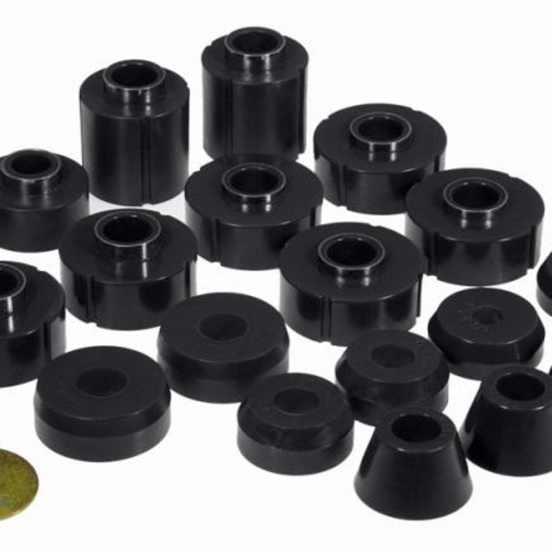 Prothane 80-96 Ford F100/350 2/4wd Body Mount - Black