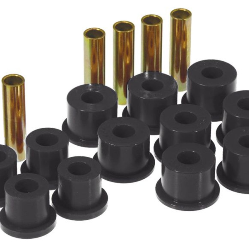 Prothane 88-98 GM 2/4wd Rear Spring & Shackle Bushings - Black