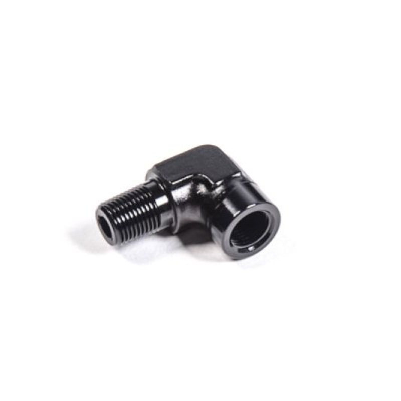Radium Engineering 1/8in NPT Male to Female 90 Degree Fitting