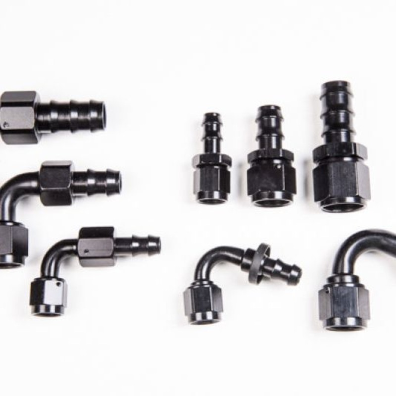 Radium Engineering 8AN 90Deg Pushlok Hose End