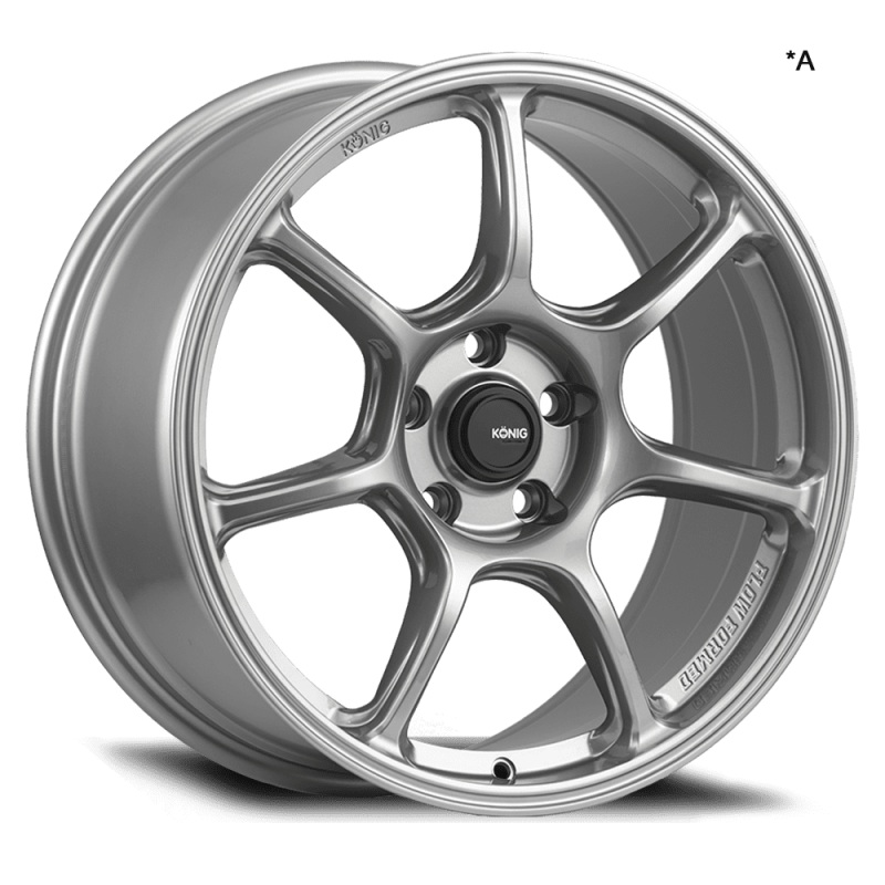 Konig Ultragram 15x9 4x100 ET35 Titanium Metallic Knurled Bead