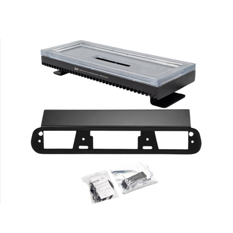 Putco Universal Yellow Jacket 12in x 4.5in Strobe Light Bar - Yellow/White